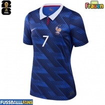 Frankreich Ousmane Dembele #7 Heimtrikot Frauen EM 2024 Kurzarm